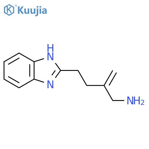 2-3-(aminomethyl)but-3-en-1-yl-1H-1,3-benzodiazole structure