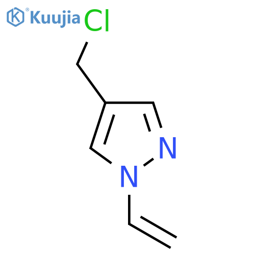 4-(chloromethyl)-1-ethenyl-1H-pyrazole structure