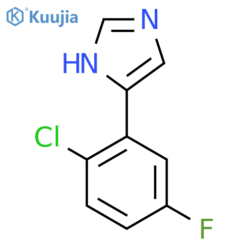4-(2-chloro-5-fluorophenyl)-1H-imidazole structure
