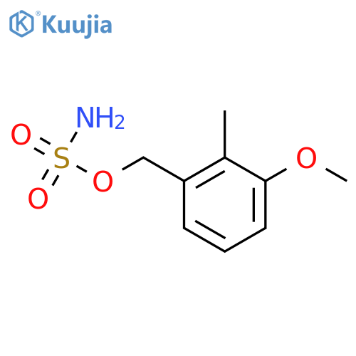 (3-methoxy-2-methylphenyl)methyl sulfamate structure