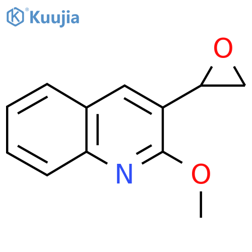 2-methoxy-3-(oxiran-2-yl)quinoline structure