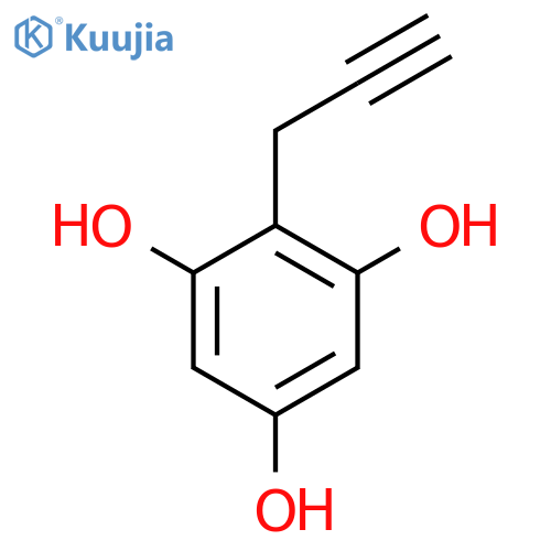 2-(prop-2-yn-1-yl)benzene-1,3,5-triol structure