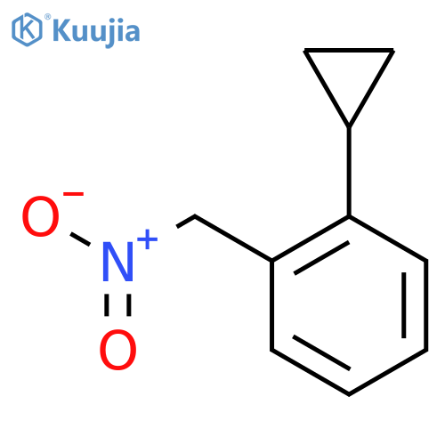 1-cyclopropyl-2-(nitromethyl)benzene structure