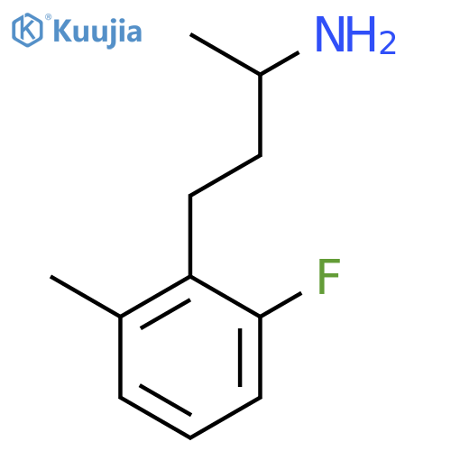 4-(2-fluoro-6-methylphenyl)butan-2-amine structure