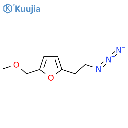 2-(2-azidoethyl)-5-(methoxymethyl)furan structure