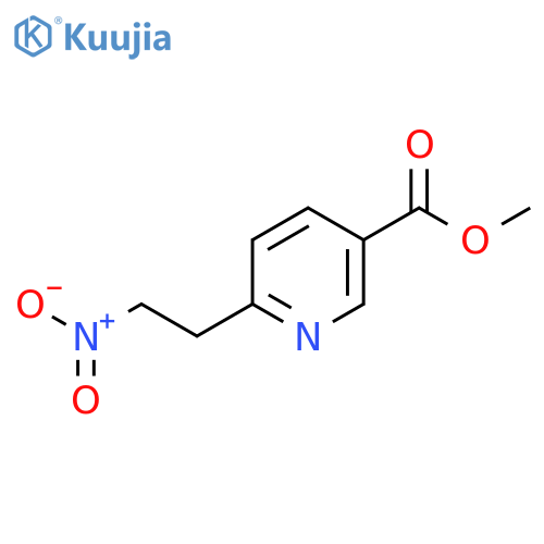 methyl 6-(2-nitroethyl)pyridine-3-carboxylate structure
