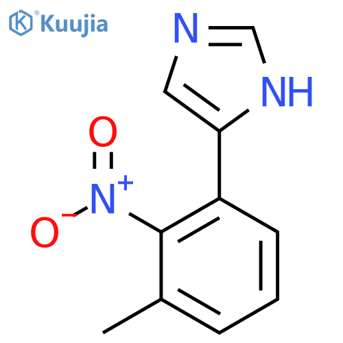 4-(3-methyl-2-nitrophenyl)-1H-imidazole structure