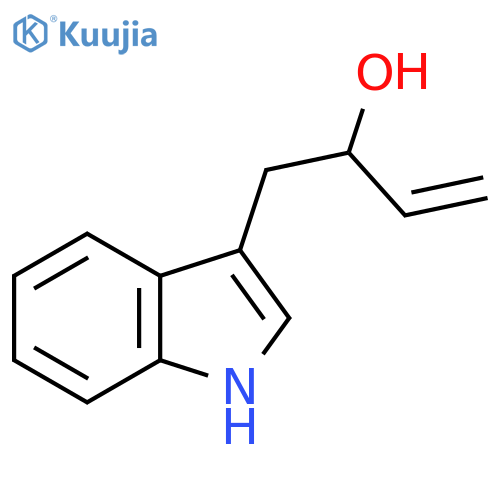 1-(1H-indol-3-yl)but-3-en-2-ol structure