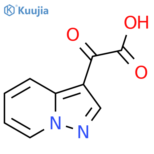 2-oxo-2-{pyrazolo1,5-apyridin-3-yl}acetic acid structure