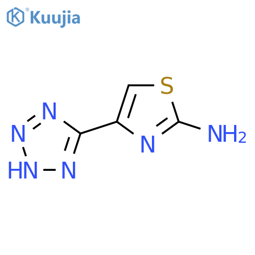 4-(1H-1,2,3,4-tetrazol-5-yl)-1,3-thiazol-2-amine structure