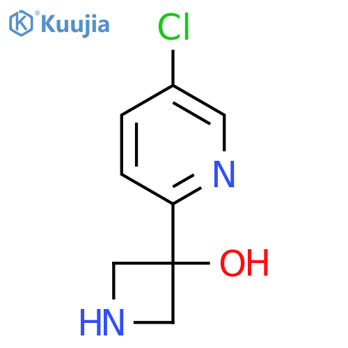 3-(5-chloropyridin-2-yl)azetidin-3-ol structure