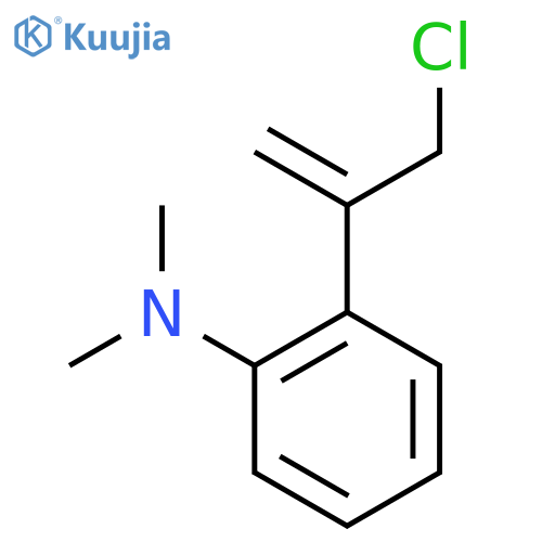 2-(3-chloroprop-1-en-2-yl)-N,N-dimethylaniline structure