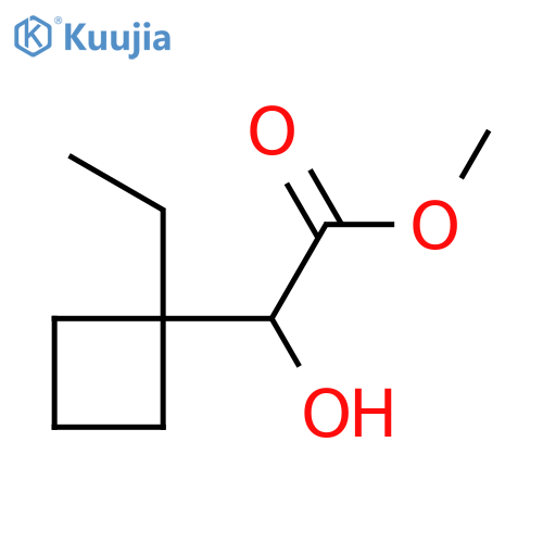 Methyl 2-(1-ethylcyclobutyl)-2-hydroxyacetate structure