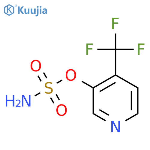 4-(trifluoromethyl)pyridin-3-yl sulfamate structure