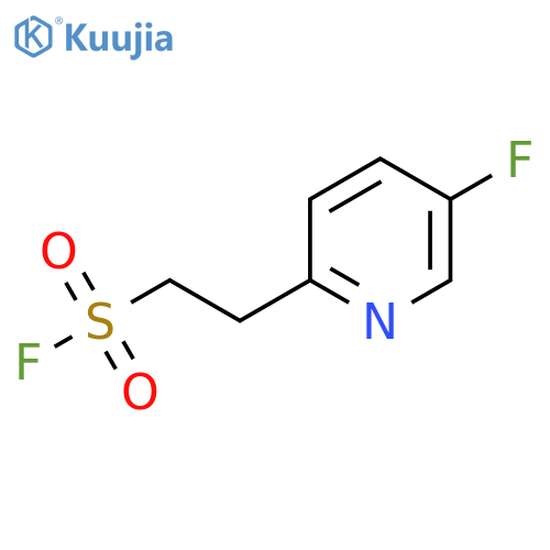 2-(5-fluoropyridin-2-yl)ethane-1-sulfonyl fluoride structure