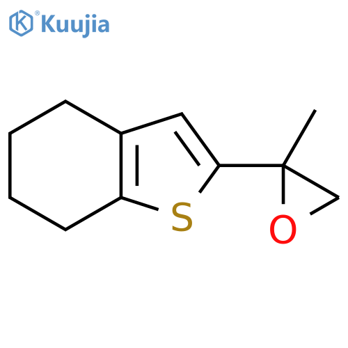 2-methyl-2-(4,5,6,7-tetrahydro-1-benzothiophen-2-yl)oxirane structure