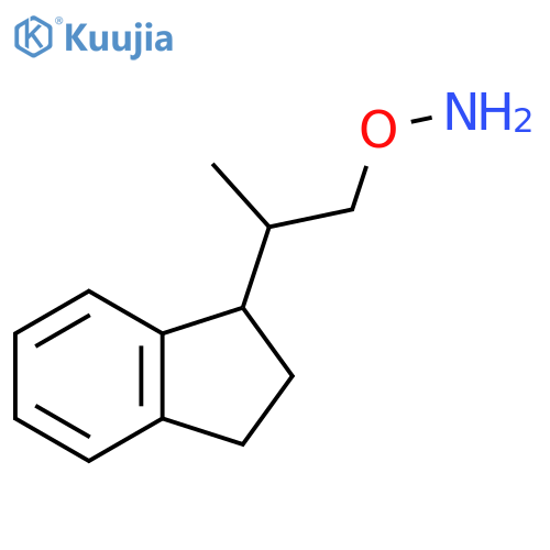 O-2-(2,3-dihydro-1H-inden-1-yl)propylhydroxylamine structure