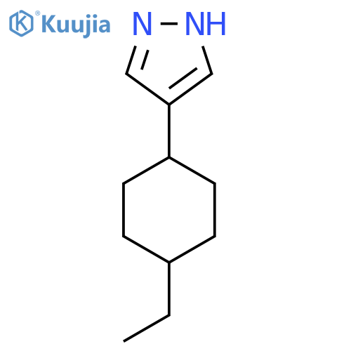 4-(4-ethylcyclohexyl)-1H-pyrazole structure