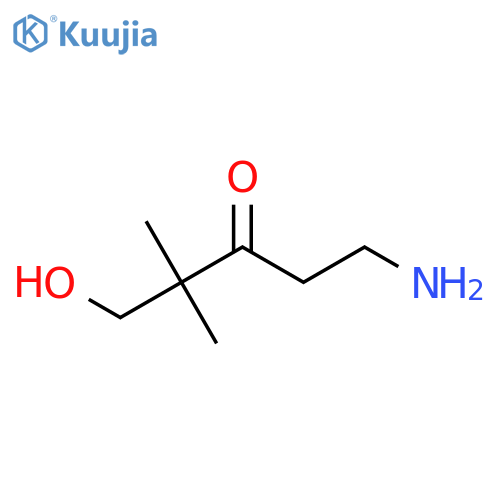5-Amino-1-hydroxy-2,2-dimethylpentan-3-one structure