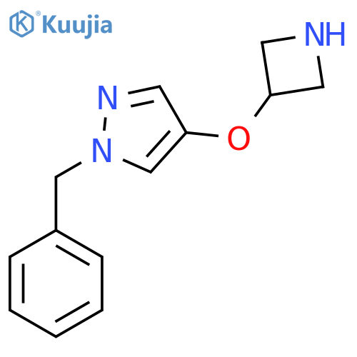 4-(azetidin-3-yloxy)-1-benzyl-1H-pyrazole structure
