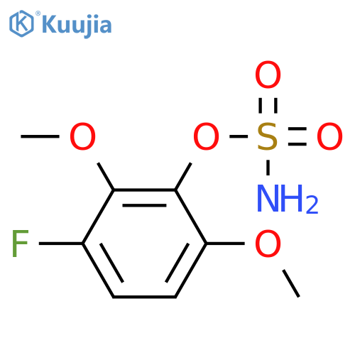3-fluoro-2,6-dimethoxyphenyl sulfamate structure