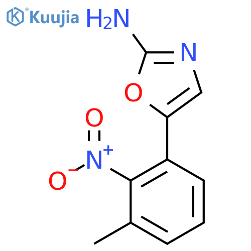 5-(3-methyl-2-nitrophenyl)-1,3-oxazol-2-amine structure