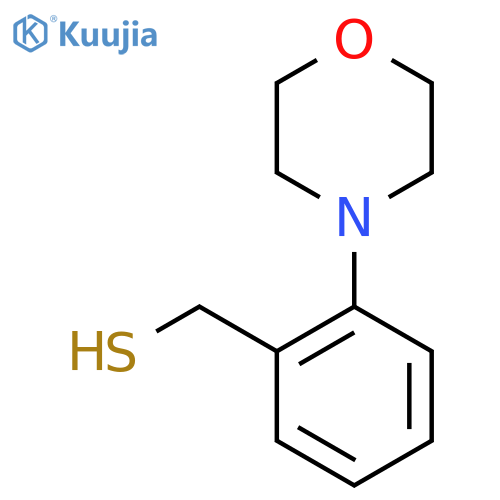 2-(morpholin-4-yl)phenylmethanethiol structure