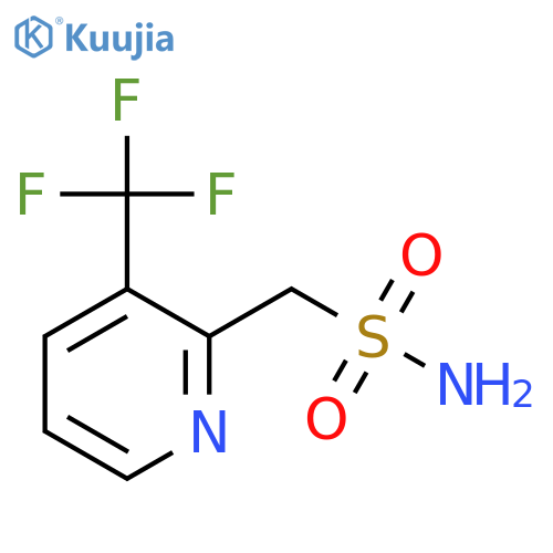 3-(trifluoromethyl)pyridin-2-ylmethanesulfonamide structure