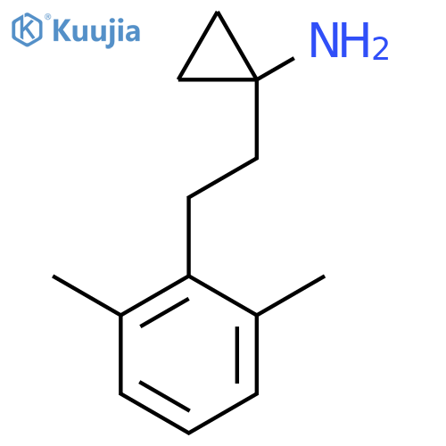 1-2-(2,6-dimethylphenyl)ethylcyclopropan-1-amine structure