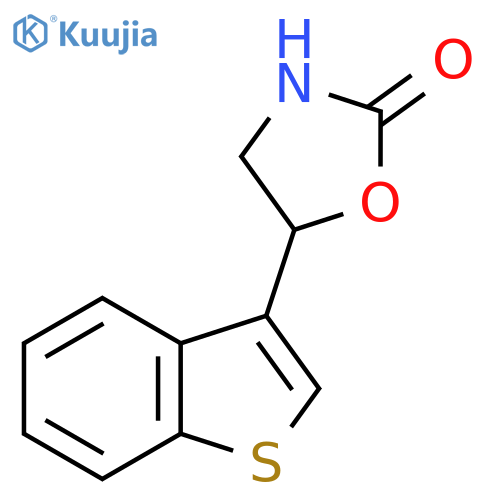 5-(1-benzothiophen-3-yl)-1,3-oxazolidin-2-one structure