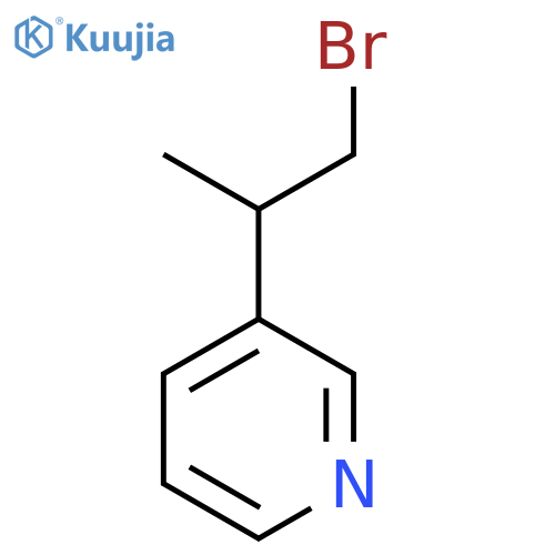 3-(1-Bromopropan-2-yl)pyridine structure