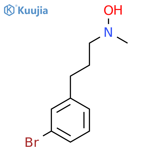 N-3-(3-bromophenyl)propyl-N-methylhydroxylamine structure