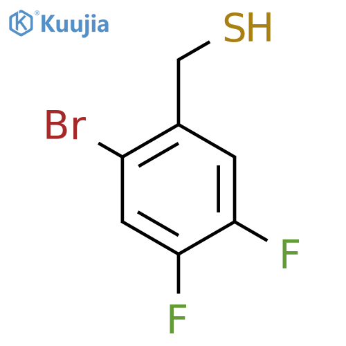 (2-bromo-4,5-difluorophenyl)methanethiol structure