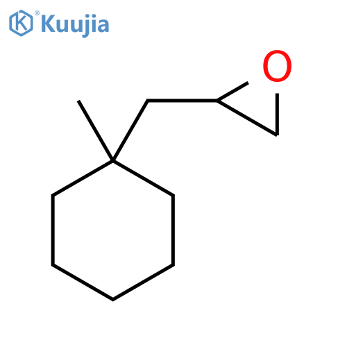 2-(1-methylcyclohexyl)methyloxirane structure