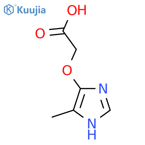 2-(4-methyl-1H-imidazol-5-yl)oxyacetic acid structure