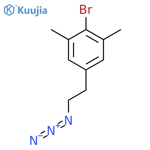 5-(2-azidoethyl)-2-bromo-1,3-dimethylbenzene structure