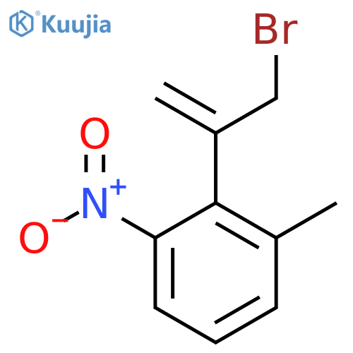 2-(3-bromoprop-1-en-2-yl)-1-methyl-3-nitrobenzene structure