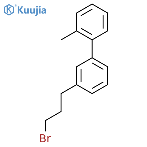 1-3-(3-bromopropyl)phenyl-2-methylbenzene structure