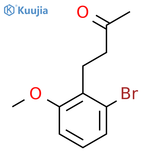 4-(2-bromo-6-methoxyphenyl)butan-2-one structure
