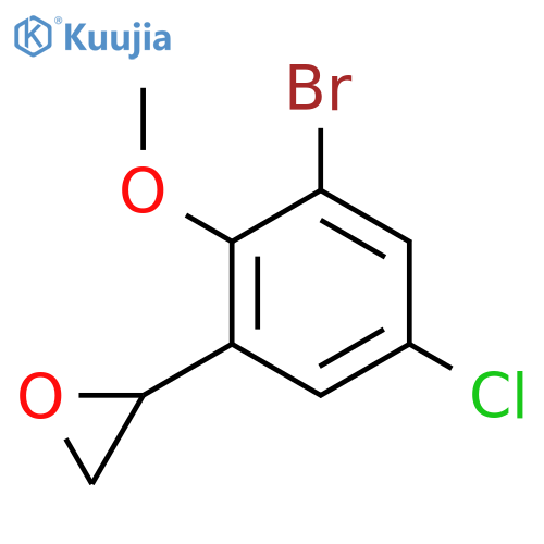 2-(3-bromo-5-chloro-2-methoxyphenyl)oxirane structure