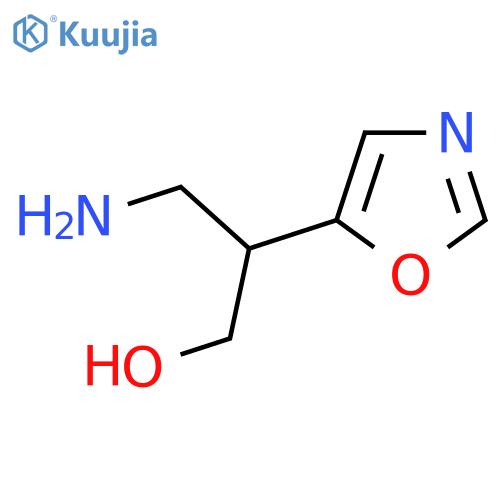 3-amino-2-(1,3-oxazol-5-yl)propan-1-ol structure