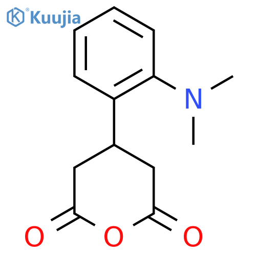 4-2-(dimethylamino)phenyloxane-2,6-dione structure