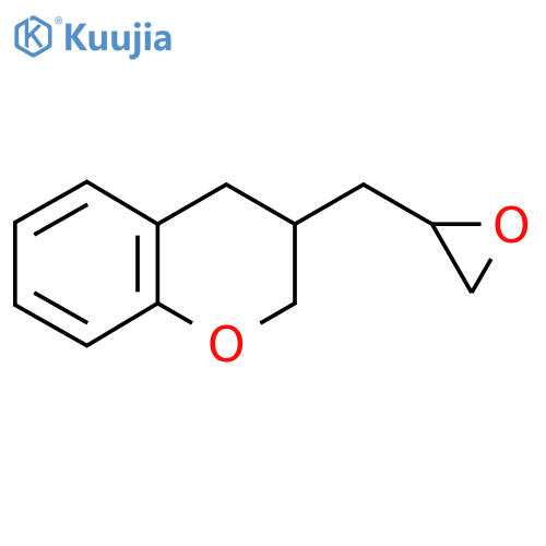 3-(oxiran-2-yl)methyl-3,4-dihydro-2H-1-benzopyran structure
