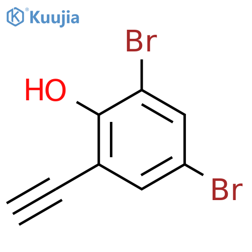 2,4-dibromo-6-ethynylphenol structure