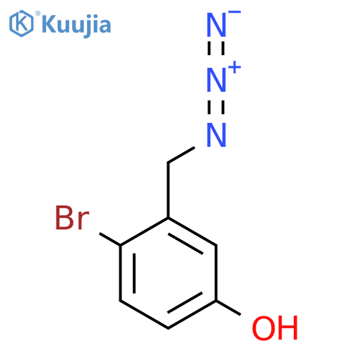 3-(azidomethyl)-4-bromophenol structure