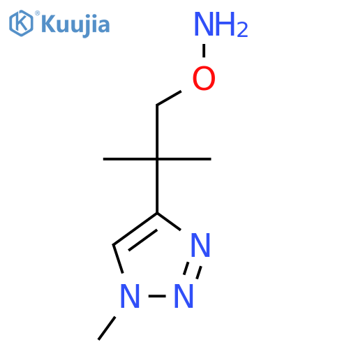 O-2-methyl-2-(1-methyl-1H-1,2,3-triazol-4-yl)propylhydroxylamine structure
