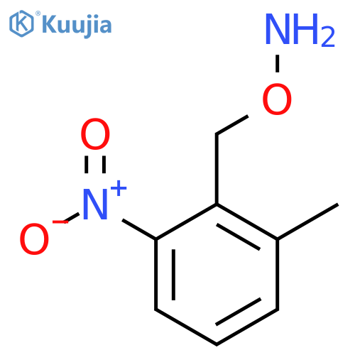 O-(2-methyl-6-nitrophenyl)methylhydroxylamine structure