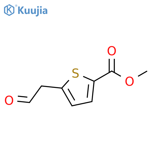 methyl 5-(2-oxoethyl)thiophene-2-carboxylate structure