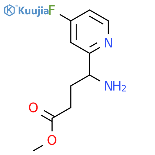 methyl 4-amino-4-(4-fluoropyridin-2-yl)butanoate structure