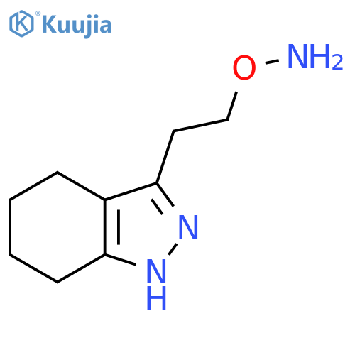 O-2-(4,5,6,7-tetrahydro-1H-indazol-3-yl)ethylhydroxylamine structure
